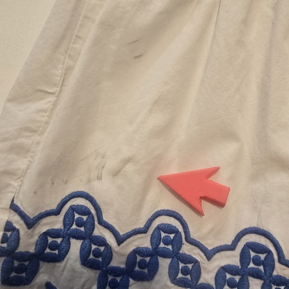 Shoshanna Leilani Dress Cotton Hourglass V-neck 3/4 sleeves Size 12 - Picture 11 of 13